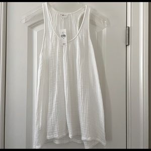 NWT Lou & Grey Gauzy Racerback Tank Top XS